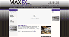 Desktop Screenshot of maxexinc.com